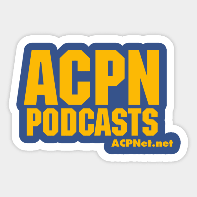 ACPN - Blockbuster Logo Variant Sticker by Art Comedy Pop-Culture Network!